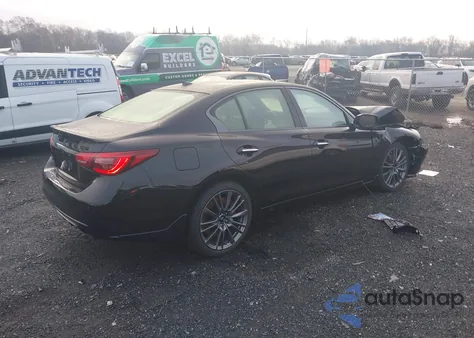 2023 Infiniti Q50 Red Sport 400 Awd из США, поврежденный, VIN JN1FV7DR5PM590229